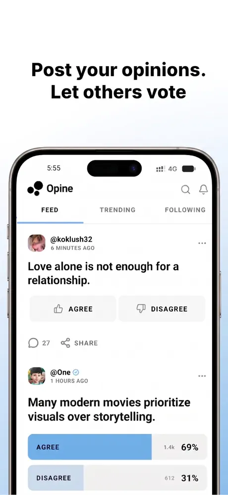 Opine Social Screenshot 1